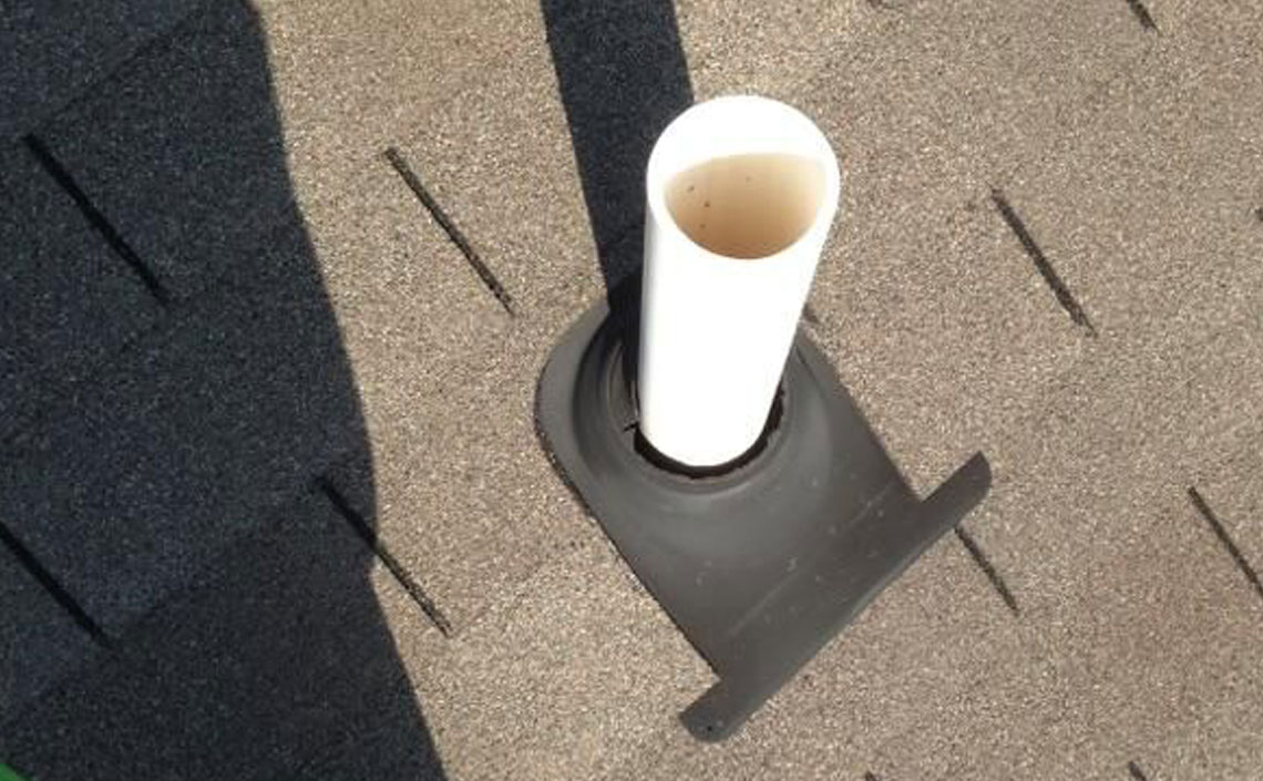 Pipe Flashing Repair